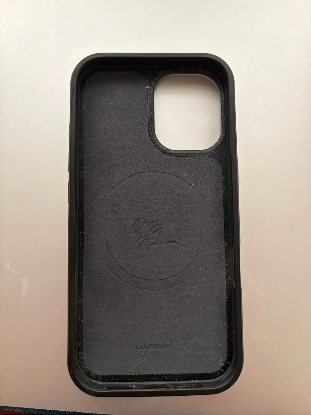 Carved Ocean Resin Wood iPhone 16 Case
